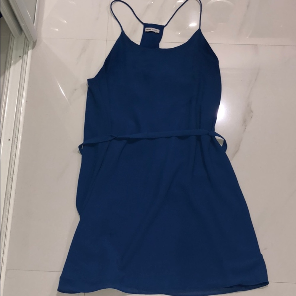 Blue slip on dress